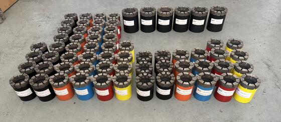 Impregnated Diamond Core Bit for Wireline Rock Drilling with High Core Recovery and Customizable Matrix Design